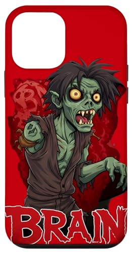 Zombie Anime Brain Halloween Terror Kawaii Geschenk Zombie Hülle für iPhone 12 mini von Team Zeta