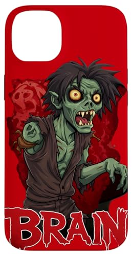 Zombie Anime Brain Halloween Terror Kawaii Geschenk Zombie Hülle für iPhone 14 Plus von Team Zeta