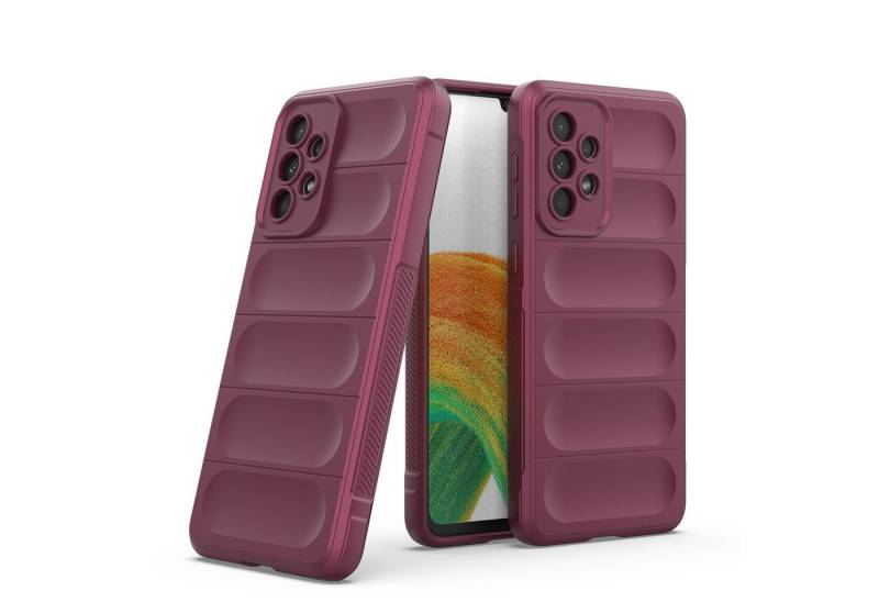 Tec-Expert Handyhülle Cover Hülle für Samsung Galaxy A33 5G 6.4 Zoll, 6.4", Case mit Griffzonen und Mikrofaser Inlay von Tec-Expert