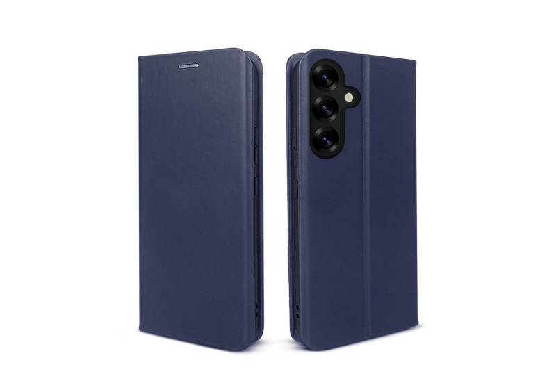 Tec-Expert Handyhülle Echtleder Hülle für Samsung Galaxy S25 6.17 Zoll, 6.17, Cover Klapphülle Case mit Kartenfach RFID Schutz aufstellbar von Tec-Expert