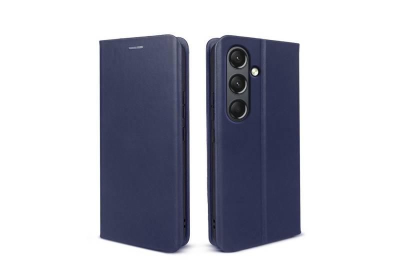 Tec-Expert Handyhülle Echtleder Hülle für Samsung Galaxy S24 FE 6.7 Zoll, 6.7, Cover Klapphülle Case mit Kartenfach RFID Schutz aufstellbar von Tec-Expert
