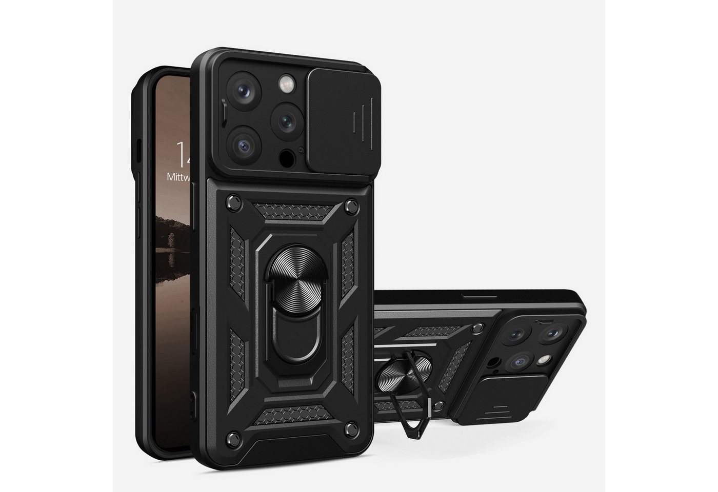 Tec-Expert Handyhülle Outdoor Cover Hülle für Apple iPhone 16 Pro 6.3 Zoll, 6.3", Premium Hülle mit Kameraschutz aus verstärktem Polycarbonat Tec-Expert Handyhülle Outdoor Cover Hülle für Apple iPhone 16 Pro 6.3 Zoll, 6.3", Premium Hülle mit Kameraschutz aus verstärktem Polycarbonat von Tec-Expert