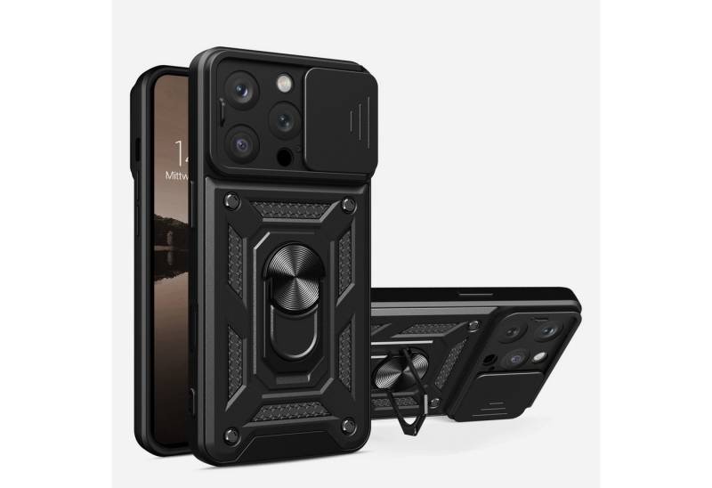 Tec-Expert Handyhülle Outdoor Cover Hülle für Apple iPhone 16 Pro 6.3 Zoll, 6.3", Premium Hülle mit Kameraschutz aus verstärktem Polycarbonat von Tec-Expert