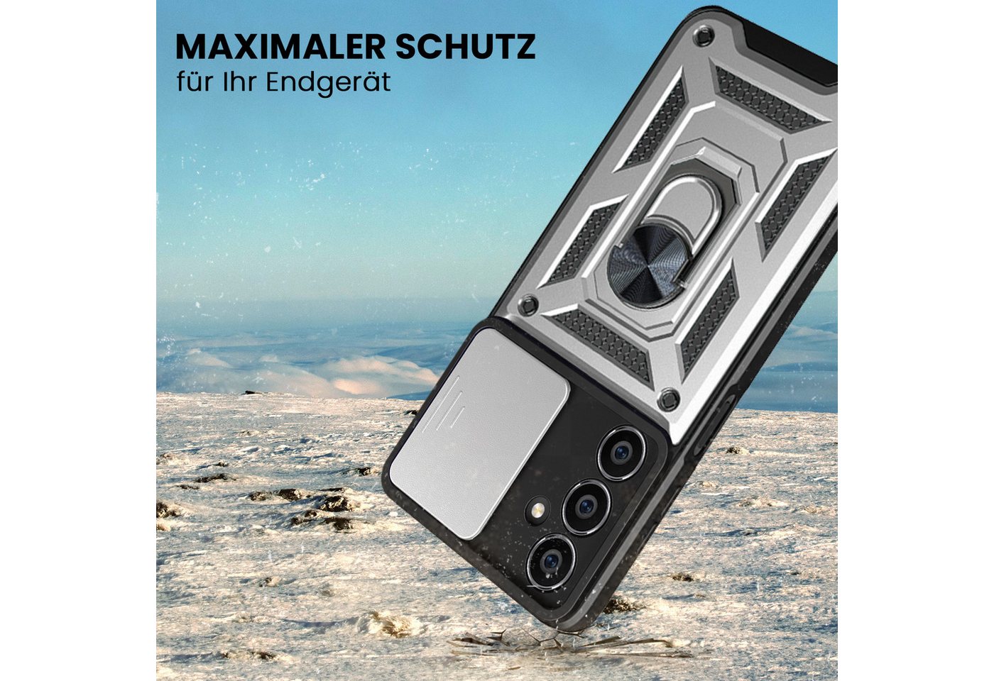 Tec-Expert Handyhülle Outdoor Cover Hülle für Samsung Galaxy A05s 6.7 Zoll, 6.7", Premium Hülle mit Kameraschutz aus verstärktem Polycarbonat Tec-Expert Handyhülle Outdoor Cover Hülle für Samsung Galaxy A05s 6.7 Zoll, 6.7", Premium Hülle mit Kameraschutz aus verstärktem Polycarbonat von Tec-Expert
