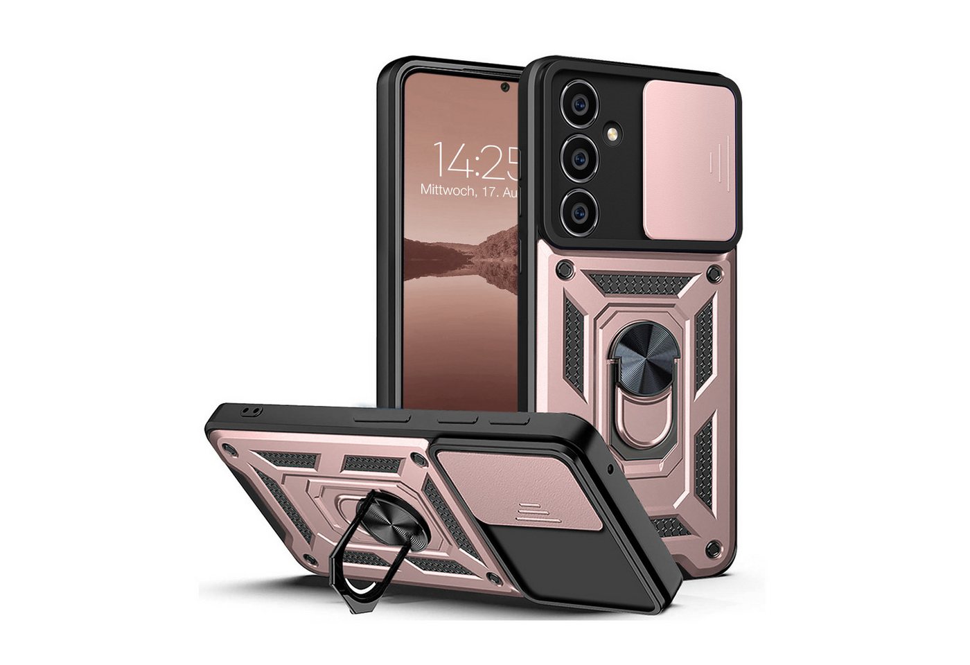 Tec-Expert Handyhülle Outdoor Cover Hülle für Samsung Galaxy S23 FE 6.4 Zoll, 6.4", Premium Hülle mit Kameraschutz aus verstärktem Polycarbonat Tec-Expert Handyhülle Outdoor Cover Hülle für Samsung Galaxy S23 FE 6.4 Zoll, 6.4", Premium Hülle mit Kameraschutz aus verstärktem Polycarbonat von Tec-Expert