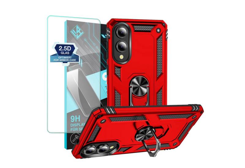 Tec-Expert Handyhülle Outdoor Cover Hülle für Samsung Galaxy S25 Edge 6.66 Zoll, 6.66, Premium Hülle aus verstärktem Polycarbonat von Tec-Expert
