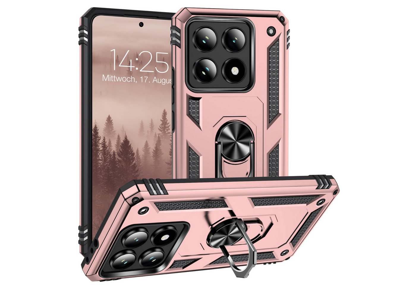 Tec-Expert Handyhülle Outdoor Cover Hülle für Xiaomi 14T 6.67 Zoll, 6.67, Premium Hülle aus verstärktem Polycarbonat Tec-Expert Handyhülle Outdoor Cover Hülle für Xiaomi 14T 6.67 Zoll, 6.67, Premium Hülle aus verstärktem Polycarbonat von Tec-Expert