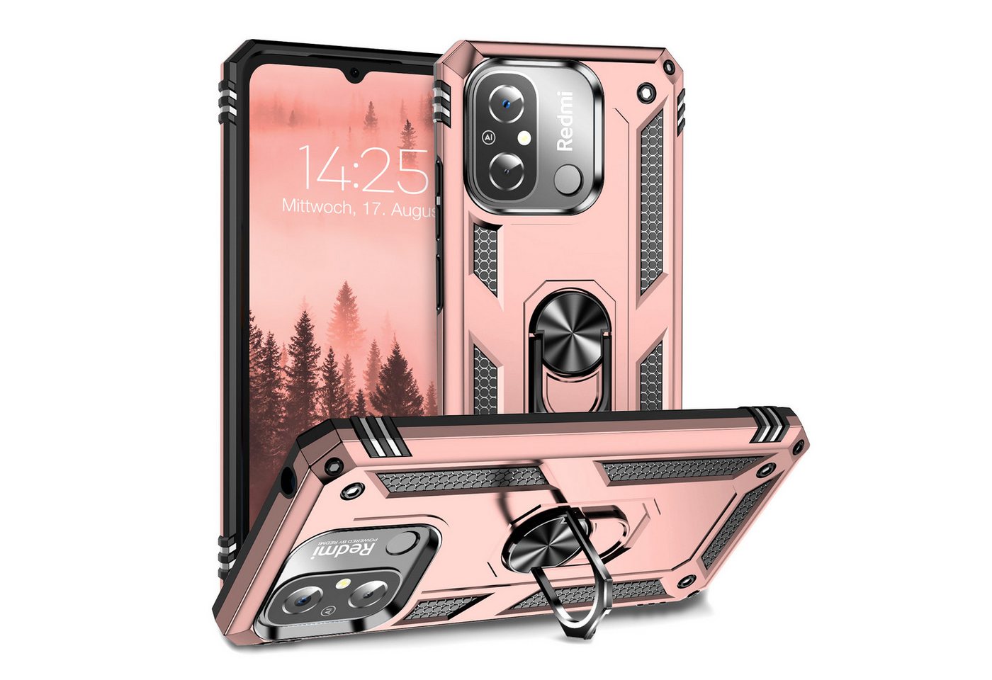 Tec-Expert Handyhülle Outdoor Cover Hülle für Xiaomi Redmi 12C 6.71 Zoll, 6.71, Premium Hülle aus verstärktem Polycarbonat Tec-Expert Handyhülle Outdoor Cover Hülle für Xiaomi Redmi 12C 6.71 Zoll, 6.71, Premium Hülle aus verstärktem Polycarbonat von Tec-Expert