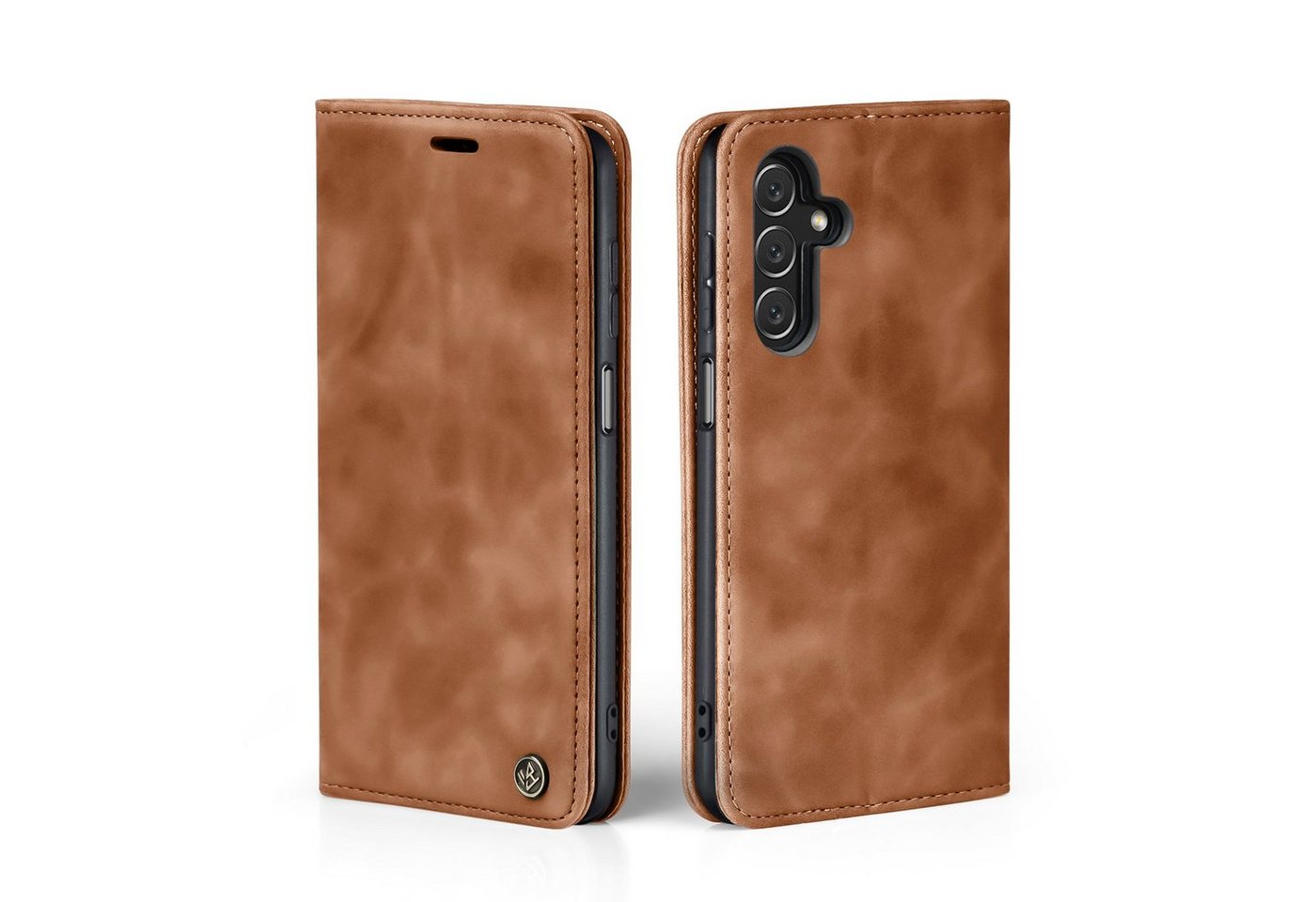 Tec-Expert Handyhülle Tasche Hülle für Samsung Galaxy A15 / A15 5G, Cover Klapphülle Case mit Kartenfach Fliphülle aufstellbar von Tec-Expert