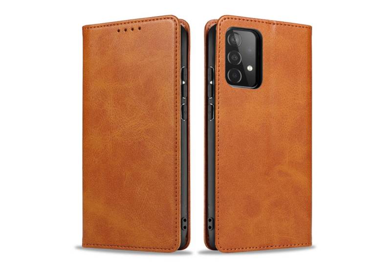 Tec-Expert Handyhülle Tasche Hülle für Samsung Galaxy A72 6.7 Zoll, 6.7 ", Cover Klapphülle Case mit Kartenfach Fliphülle aufstellbar von Tec-Expert