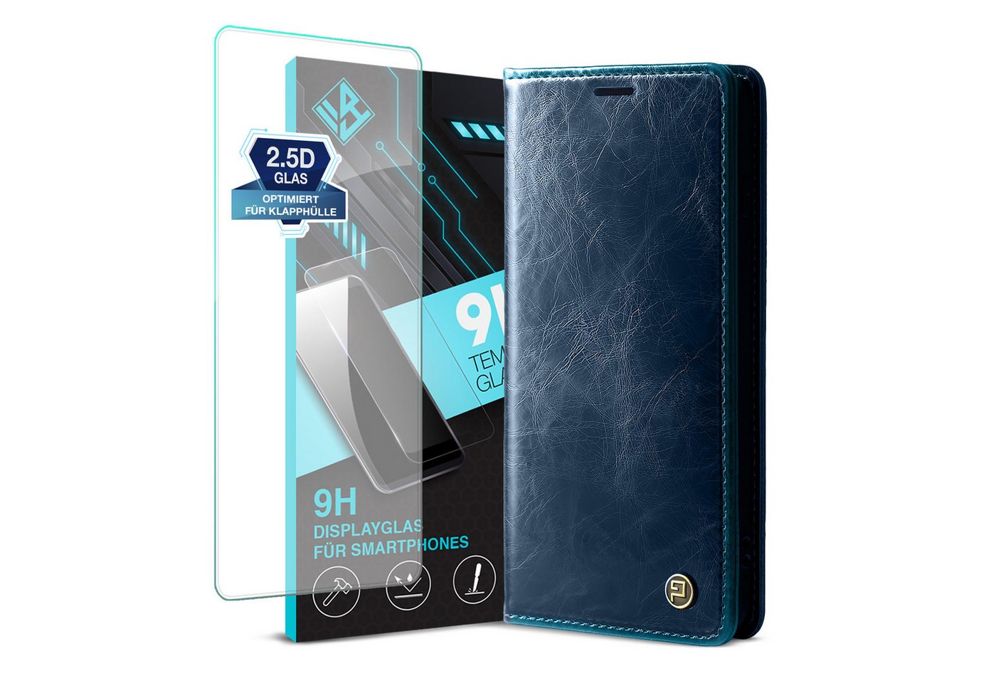 Tec-Expert Handyhülle Tasche Hülle für Samsung Galaxy S25 Edge 6.66 Zoll, 6.66, Cover Klapphülle Case mit Kartenfach RFID Schutz aufstellbar von Tec-Expert
