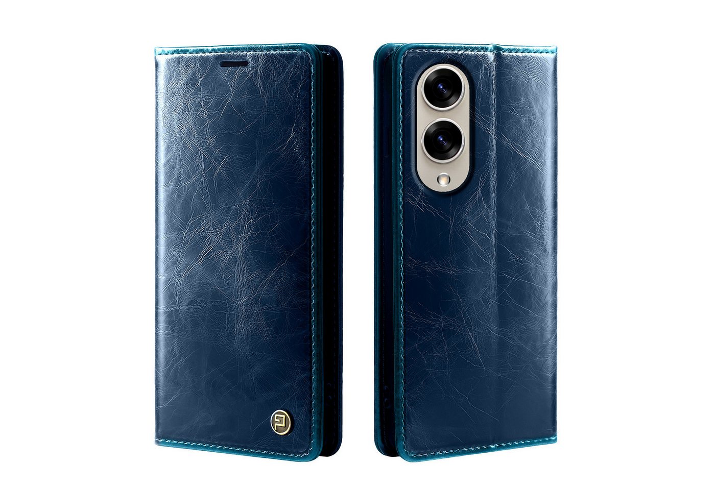 Tec-Expert Handyhülle Tasche Hülle für Samsung Galaxy S25 Edge 6.66 Zoll, 6.66, Cover Klapphülle Case mit Kartenfach RFID Schutz aufstellbar von Tec-Expert