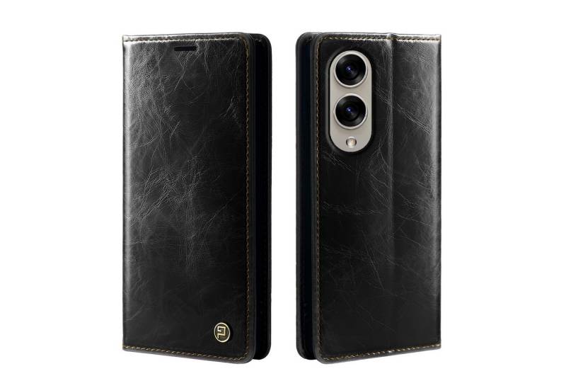 Tec-Expert Handyhülle Tasche Hülle für Samsung Galaxy S25 Edge 6.66 Zoll, 6.66, Cover Klapphülle Case mit Kartenfach RFID Schutz aufstellbar von Tec-Expert