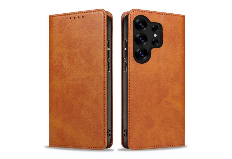 Tec-Expert Handyhülle Tasche Hülle für Samsung Galaxy S25 Ultra 6.8 Zoll, 6.8, Cover Klapphülle Case mit Kartenfach Fliphülle aufstellbar von Tec-Expert