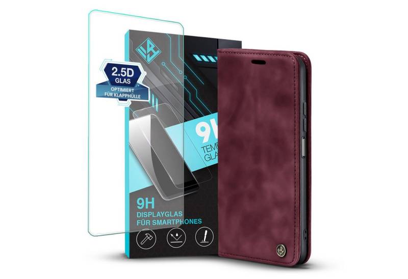 Tec-Expert Handyhülle Tasche Hülle für Xiaomi 11T / Xiaomi 11T Pro 6.67 Zoll, 6.67", Cover Klapphülle Case mit Kartenfach Fliphülle aufstellbar von Tec-Expert
