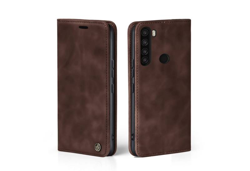 Tec-Expert Handyhülle Tasche Hülle für Xiaomi Redmi Note 8 6.3 Zoll, 6.3, Cover Klapphülle Case mit Kartenfach Fliphülle aufstellbar von Tec-Expert