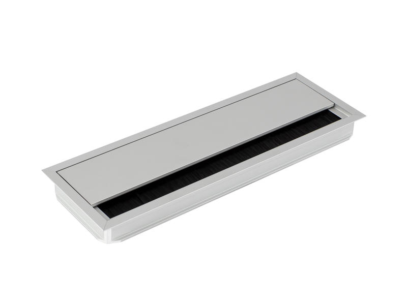 TecLines TKD007 Kabeldurchf?hrung 110x320mm, silber/schwarz TecLines TKD007 Kabeldurchf?hrung 110x320mm, silber/schwarz von TecLines