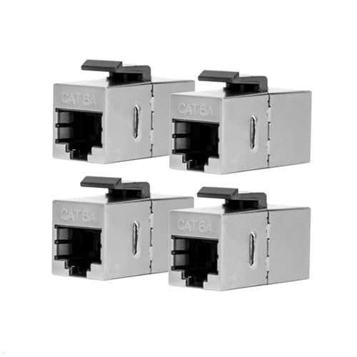 TecLines TKM016 Keystone Modul Cat6a 2x RJ45 Buchse (4) von TecLines
