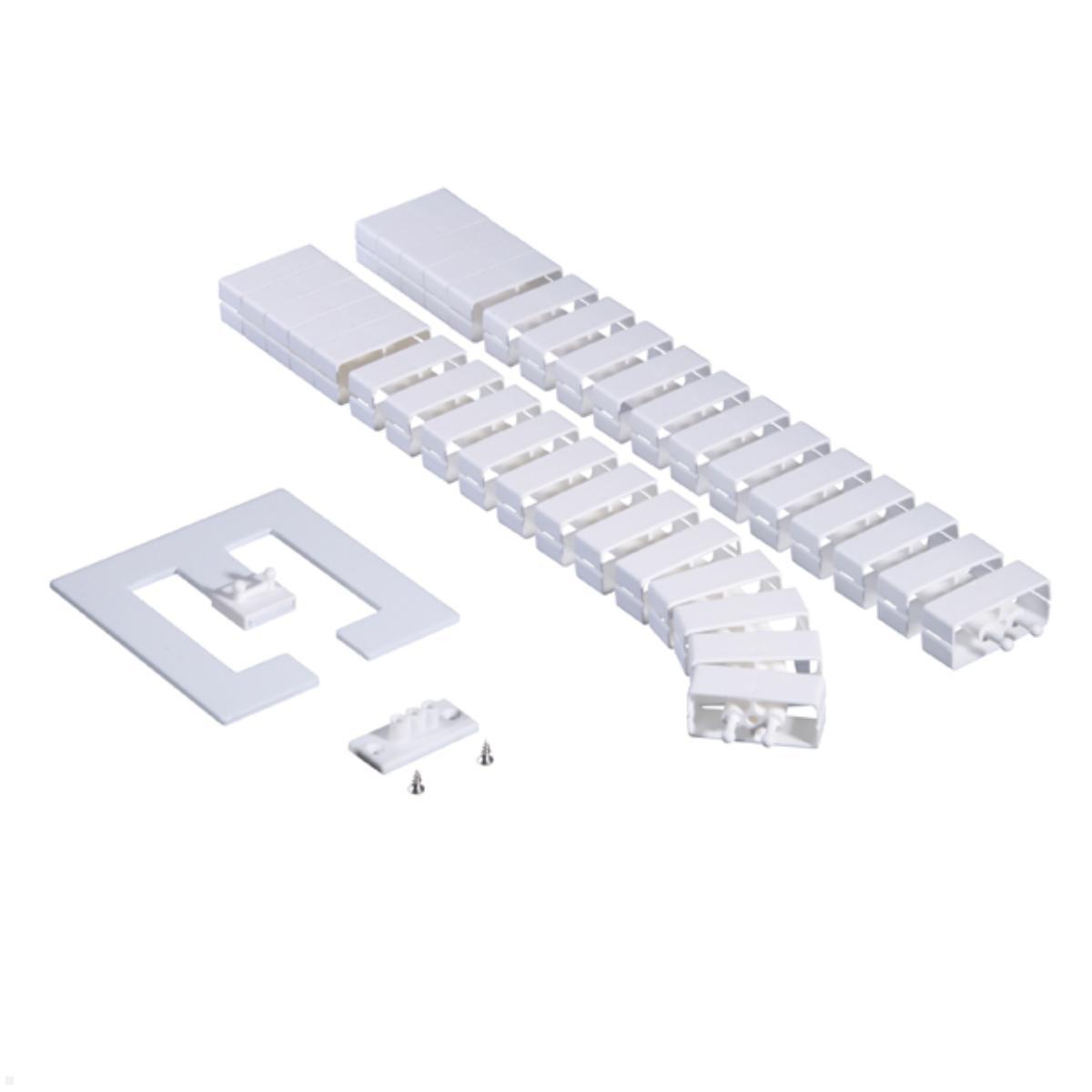 TecLines TKS003W Kabelschlange Set 75 cm mit Bodenplatte und Tischbefestigung, w... TecLines TKS003W Kabelschlange Set 75 cm mit Bodenplatte und Tischbefestigung, w... von TecLines