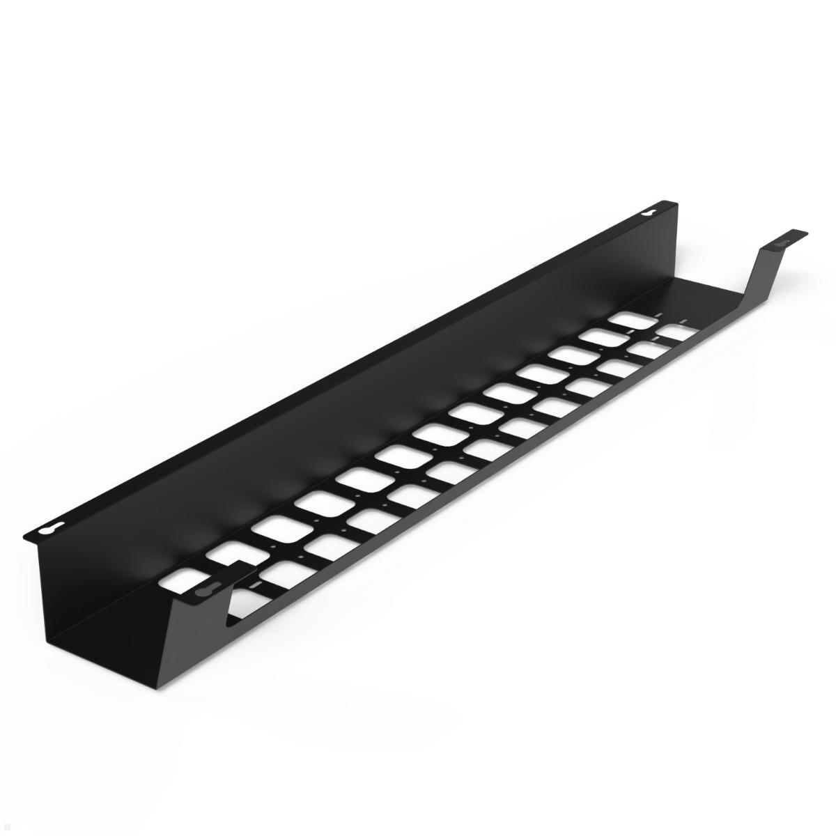 TecLines TKW003B Schreibtisch Kabelwanne horizontal 1000 mm, schwarz TecLines TKW003B Schreibtisch Kabelwanne horizontal 1000 mm, schwarz von TecLines