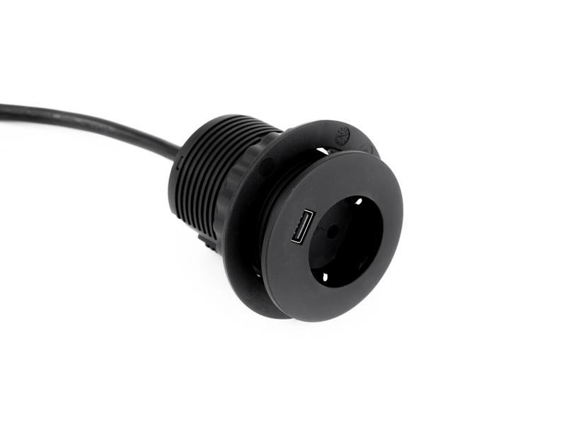 TecLines TMS001 Multifunktion Einbausteckdose mit USB-Charger TecLines TMS001 Multifunktion Einbausteckdose mit USB-Charger von TecLines