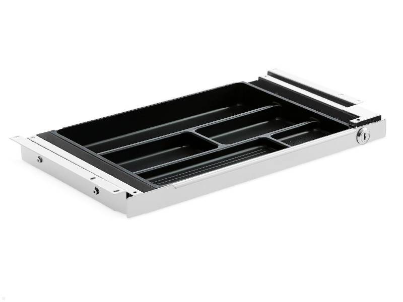 TecLines TUS004W ausziehbare Unterbau Schublade S abschlie?bar, wei? von TecLines