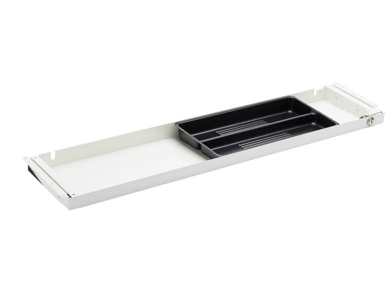 TecLines TUS006W Unterbau Schublade 186mm tief L, abschlie?bar, wei? von TecLines