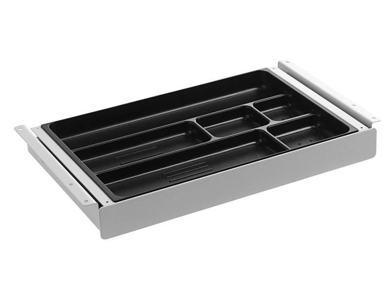 TecLines TUS016A ausziehbare Unterbau Schublade M, Aluminium von TecLines