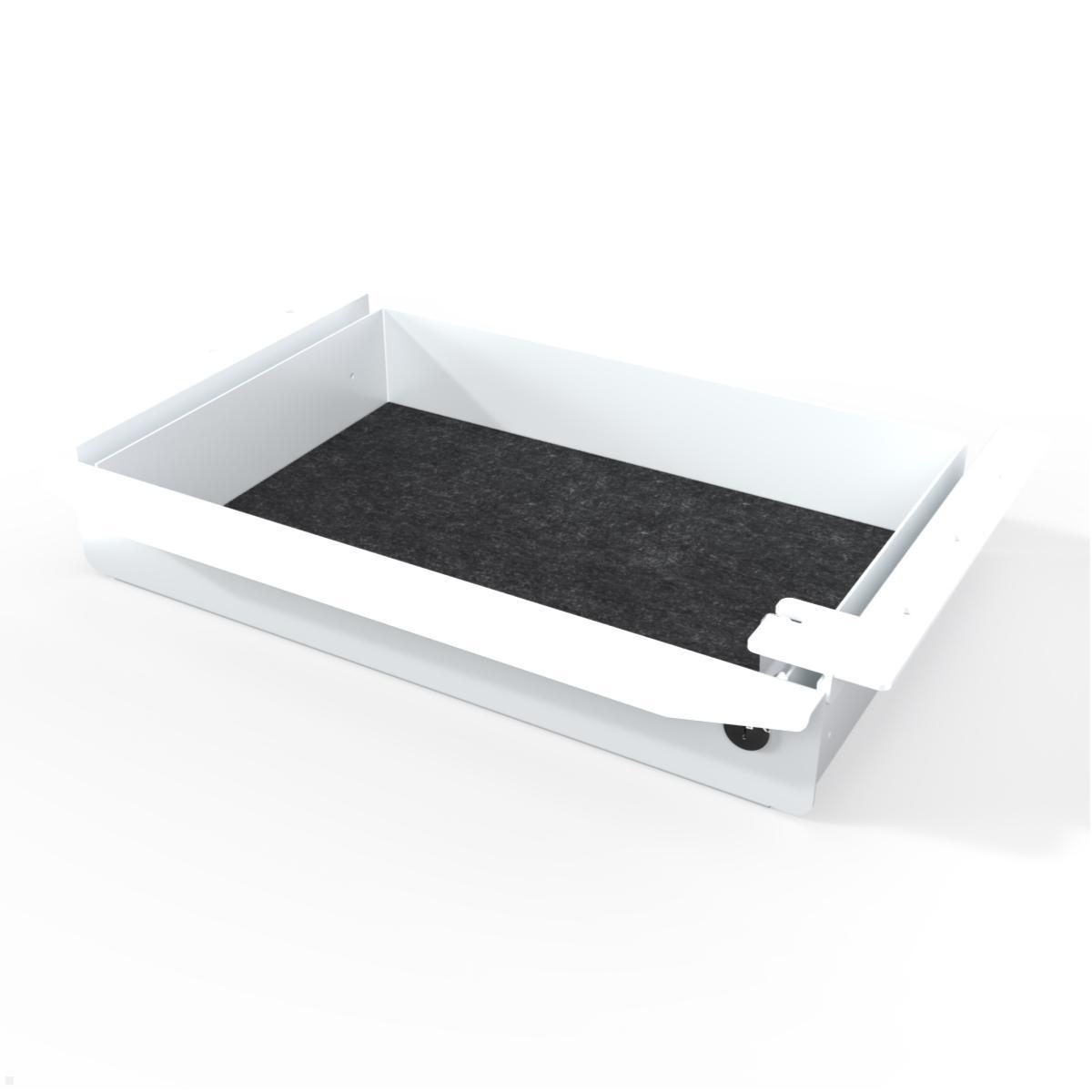 TecLines TUS018W ausziehbare Unterbau Schublade, abschlie?bar, wei? TecLines TUS018W ausziehbare Unterbau Schublade, abschlie?bar, wei? von TecLines