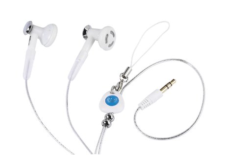 Teccus Ohrhörer mit Umhängesystem und MP3 Player-Befestigung weiß von Teccus