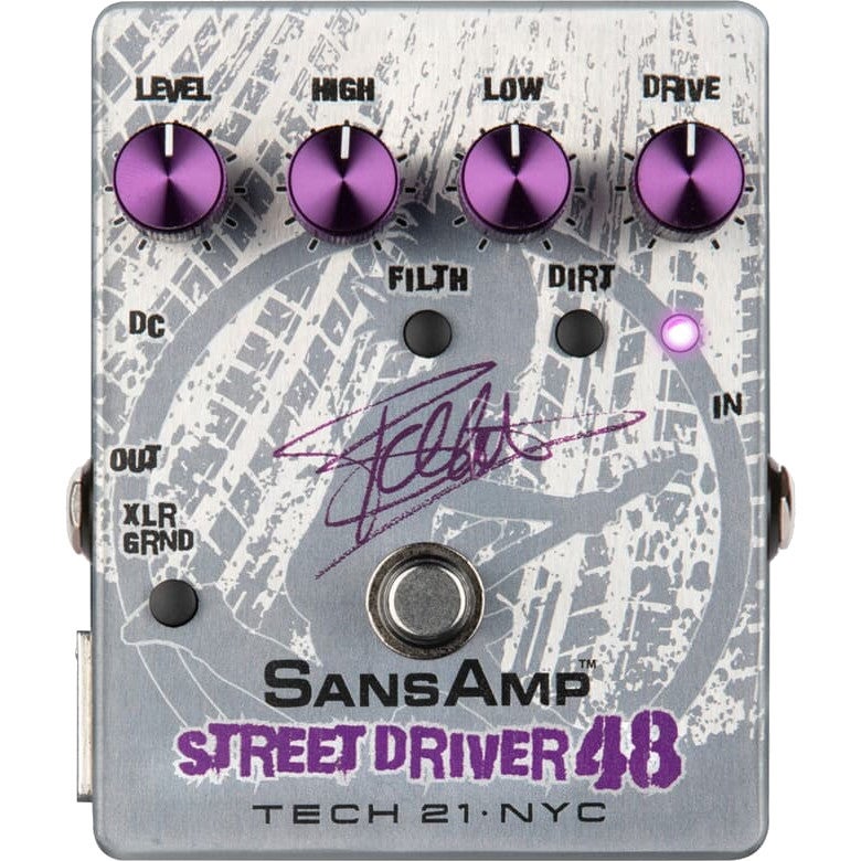 Tech 21 SansAmp Street Driver 48 Frank Bello Signature Bass Guitar Effect Pedal Tech 21 SansAmp Street Driver 48 Frank Bello Signature Bass Guitar Effect Pedal von Tech 21