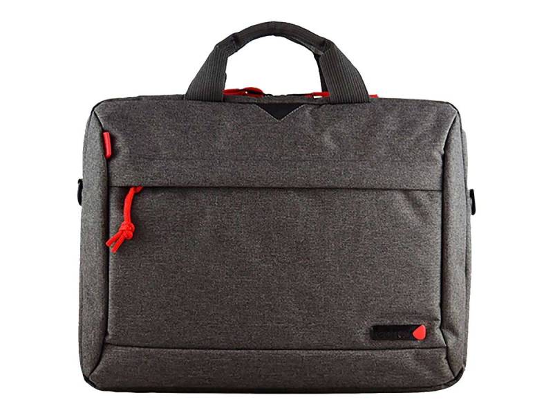techair Tasche Classic Essential   12-14.1 1F 1T grau/rot von Tech-Air
