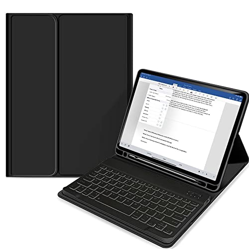 Tech-Protect SC Pen Keyboard - Magnetische Hülle mit Tastatur, Cover mit Standfunktion, Auto Sleep/Wake Up Schutzhülle | Kompatibel mit iPad 10.9 2022 | Schwarz von Tech-Protect