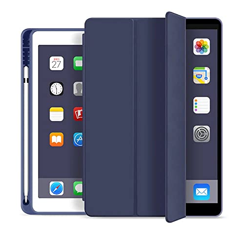 Tech-Protect SC Pen Magnetische Hülle Kompatibel mit iPad 10.2 2019/2020 / 2021, Ultra Dünn Cover mit Standfunktion Auto Sleep/Wake Up Schutzhülle, Marineblau von Tech-Protect