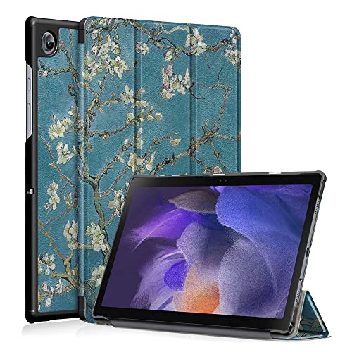 Tech-Protect SmartCase, Klapphülle, Schutzhülle mit Standfunktion, Magnetische Hülle | Kompatibel mit Samsung Galaxy Tab A8 10.5 X200 / X205 (Blumen) von Tech-Protect