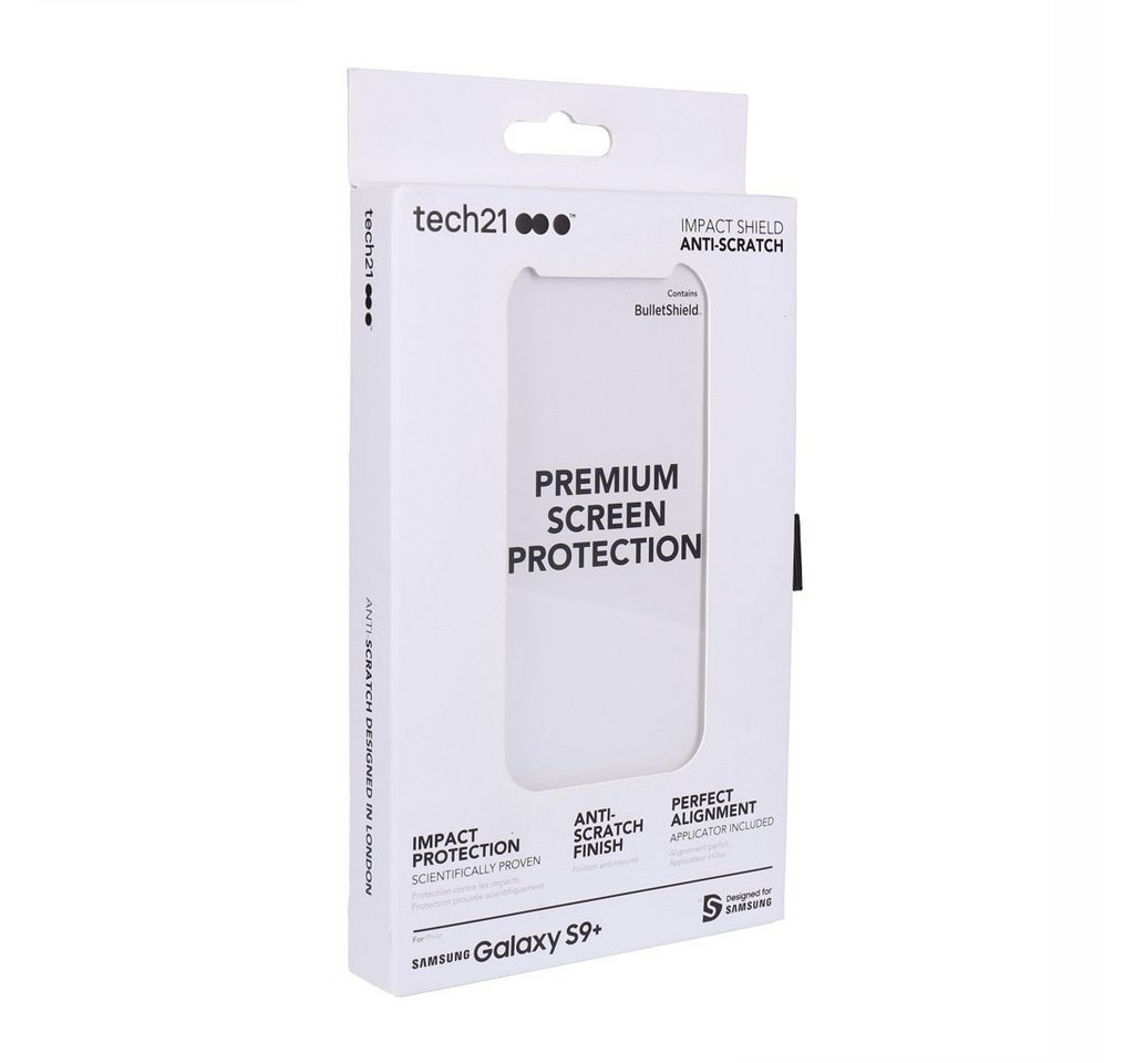 Tech21 Schutzfolie impact Shield Displayschutz Samsung S9+ von Tech21