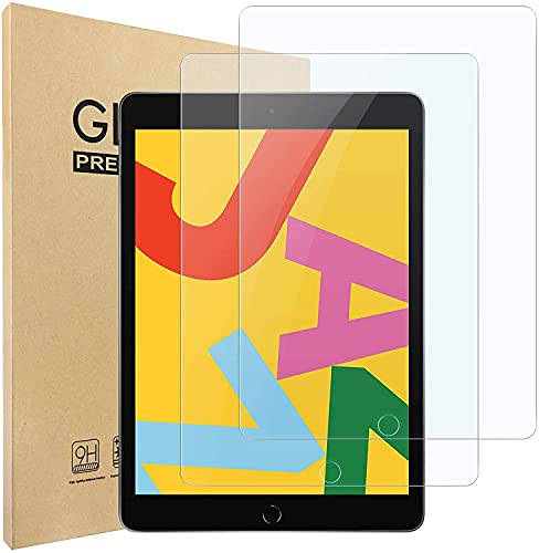 TechDealsUK 2er-Pack Displayschutzfolien aus gehärtetem Glas für iPad Air 1. Generation 2013, iPad Air 2 2014, iPad 9.7 5. Generation 2017, iPad 9.7 6. Generation 2018 von TechDealsUK