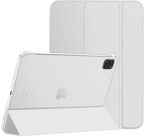 TechDealsUK Magnetische Smart Case für Apple iPad Pro 11 2022 2021 2020 Stand Cover mit Sleep Wake Funktion Apple Pen Steckplatz A2435 A2761 A2301 A2459 A2228 A2068 A2230 A2231 Weiß von TechDealsUK