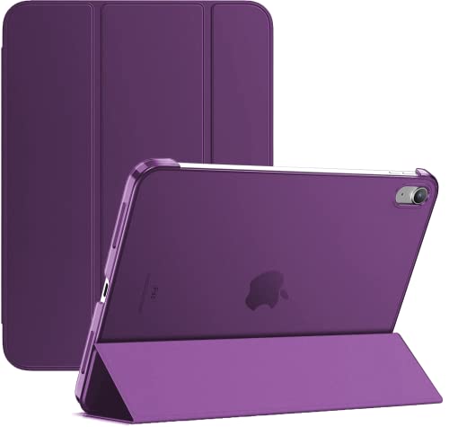 Magnetische Smart Case für iPad 10. Generation 10.9 (2022) [Modellnummer A2757, A2777] Standhülle Auto Sleep Wake Funktion (Lila) von TechDealsUK