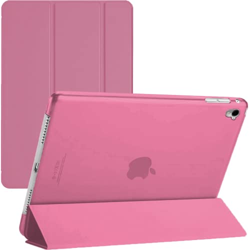 Smart-Schutzhülle für Apple iPad 10,2 Zoll (9. Generation 2021) (8. Generation 2020), (7. Generation 2019), ultradünne magnetische Abdeckung, Rosa von AWH