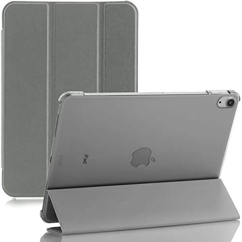 Smart Case für iPad 10. Generation 10.9 (2022) [Modell-Nr. A2757, A2777] Standabdeckung, magnetische automatische Sleep-Wake-Funktion (Silber) von TechDealsUK