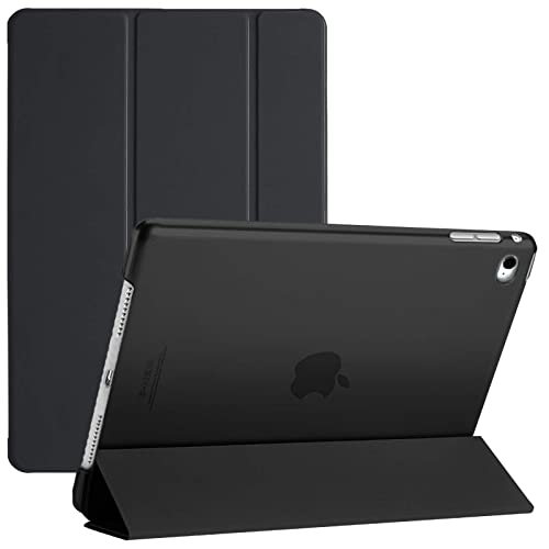 Smart Case für iPad Air (1. Generation) 2013 A1474 A1475 A1476 Magnetischer Ständer mit automatischer Wake/Sleep-Funktion (Schwarz) von TechDealsUK