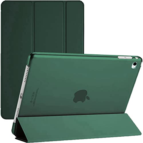 Smart Magnetic Case für Apple iPad Air (1. Generation) A1474 A1475 A1476 Stand Cover with Automatic Wake/Sleep (Smaragdgrün) von TechDealsUK