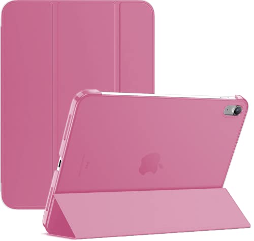 TechDealsUK NUR für iPad 10. Generation 10.9 2022, Modellnummern A2757, A2696 und A2777, Smart Case Stand Cover mit magnetischer automatischer Schlaf-/Wachfunktion für iPad 10, Pink von TechDealsUK