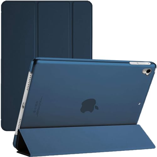 TechDealsUK Smart Case für iPad Pro 10.5 (2017) & Air 3 (2019) A2153, A2123, A2152,A1709, A1701 Magnetische Standhülle mit automatischer Wake/Sleep (blau) von TechDealsUK