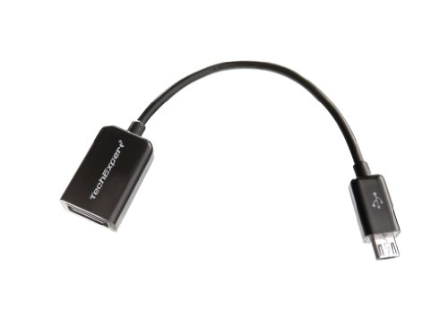 Kabel/Adapter USB Buchse auf Micro USB B USB Host/OTG kompatibel mit Tablet Sony S1 – Sony Tablet Xperia Z Xperia Z2 Smartphones Xperia Z Z2 Z3 Z4 Z5 von TechExpert