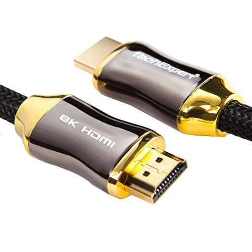 TechExpert HDMI 2.1 Kabel 8K 4K 120Hz Professional Ultra HD 2160p 4m 3D HDR 48GB/Sec eArc von TechExpert