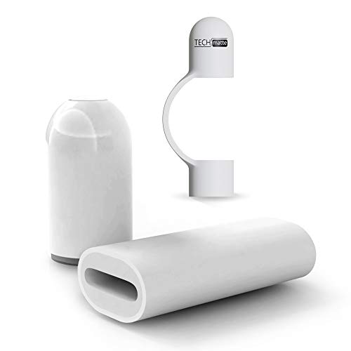 TechMatte Magnetische Ersatzkappe und Ladeadapter (weiblich auf weiblich) für Apple Pencil (Bundle) von TechMatte