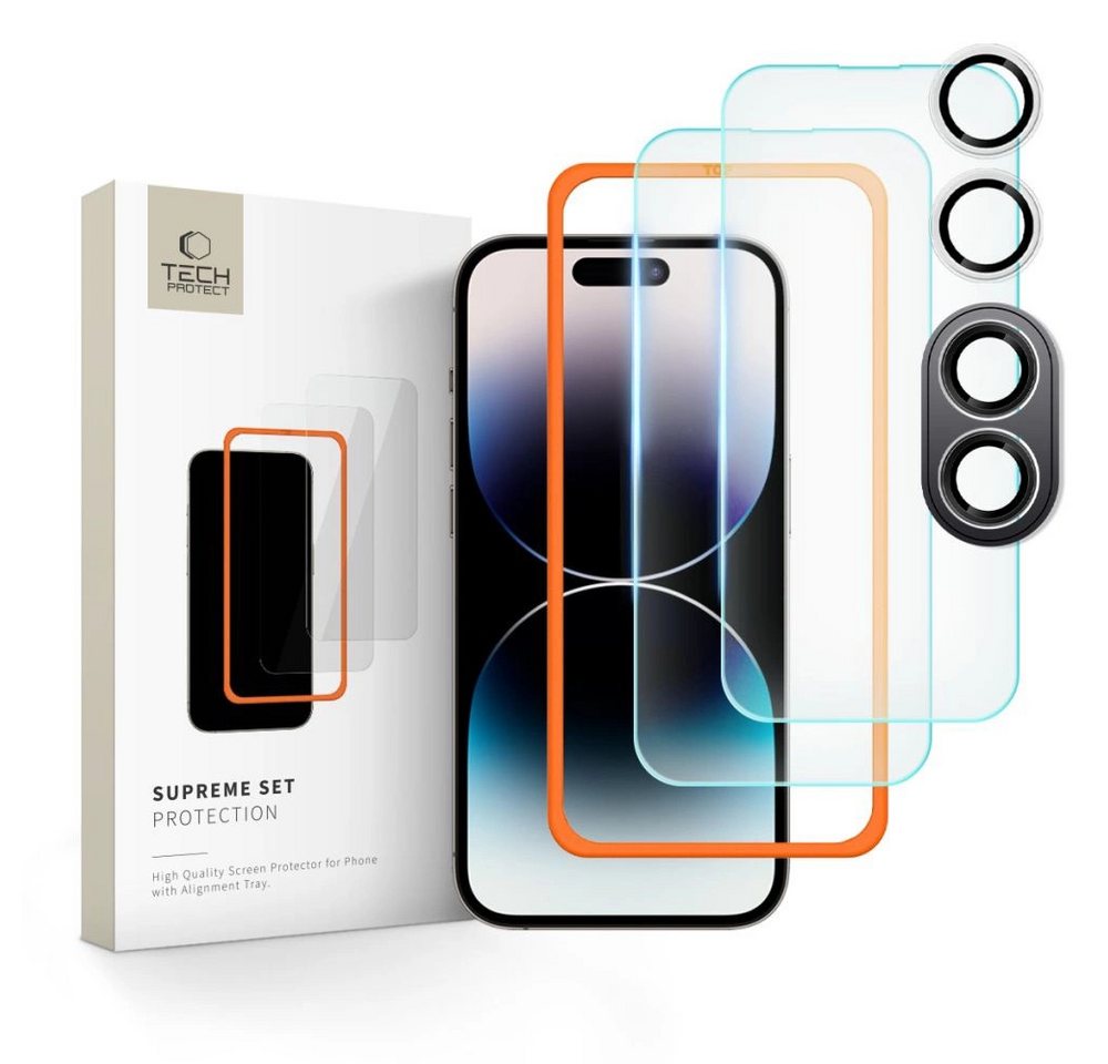 TechProtect Handyhülle 3er Set Supreme Set Schutzglas Kameraglas transparent TechProtect Handyhülle 3er Set Supreme Set Schutzglas Kameraglas transparent von TechProtect