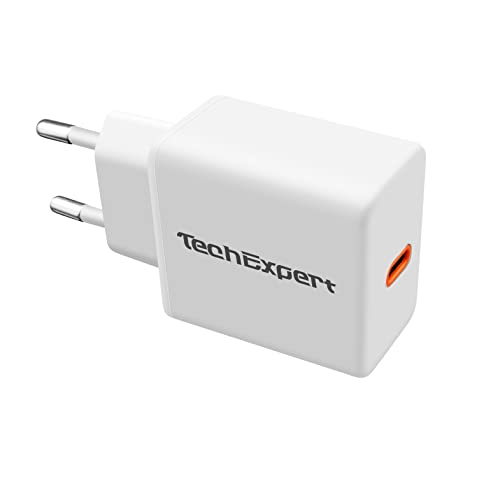 Netzladegerät auf USB C Power Delivery 20 W Weiß von Techexpert